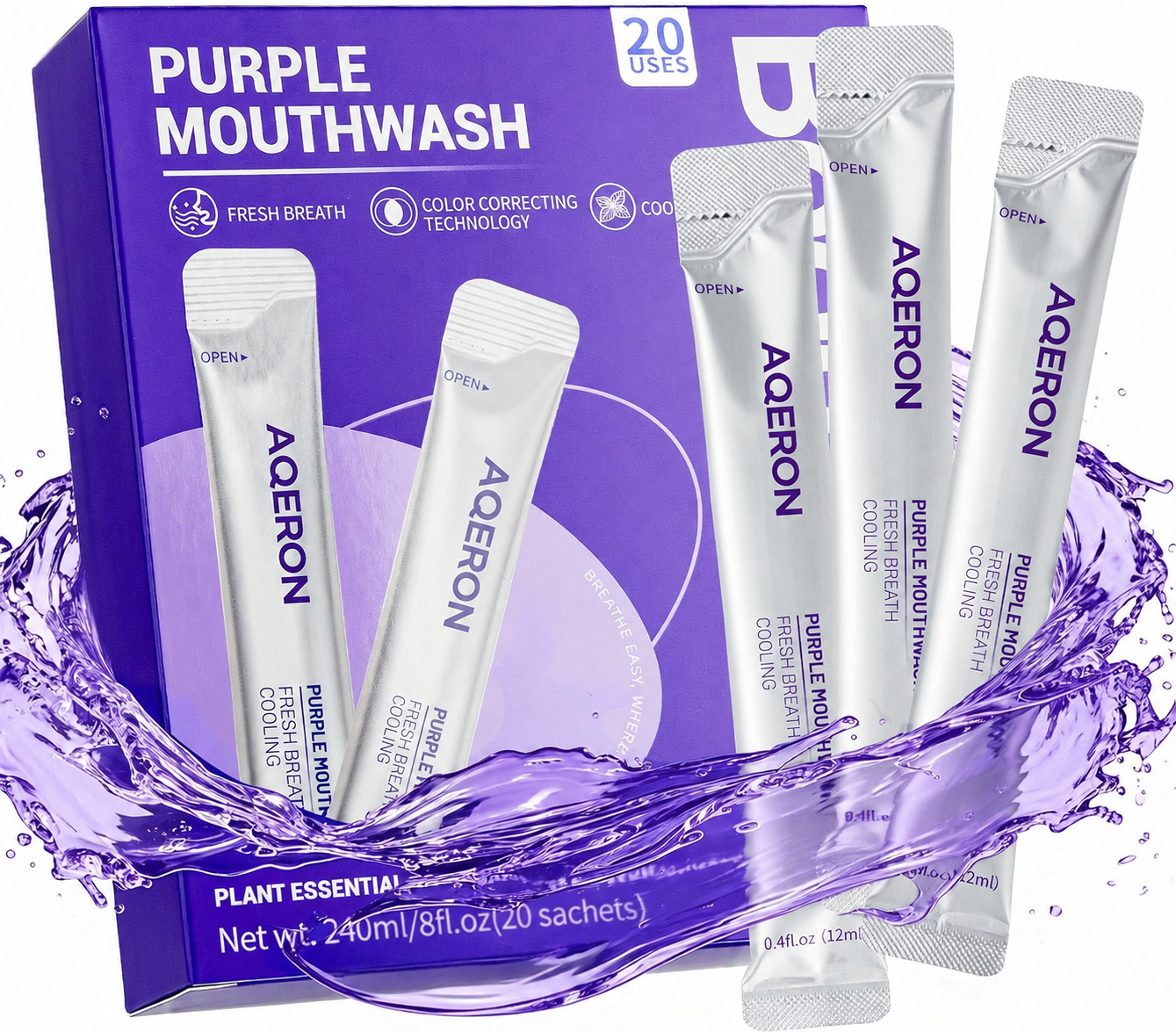 GlowSmile Purple Mouthwash™